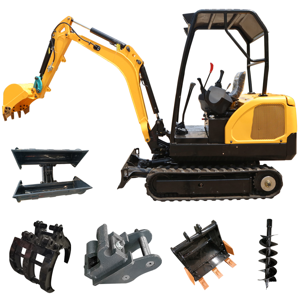 ZM10 Road Repair Small Mini Digger Machines Crawler Micro Hook Excavator 