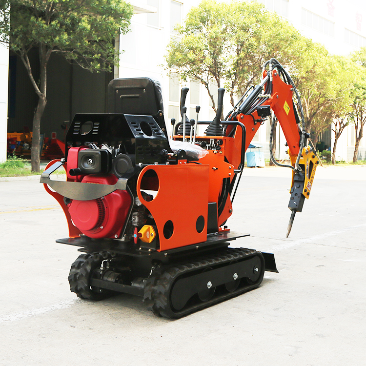  ZM08 Greenhouse Orchard Small Excavators Multifunctional Mini Excavator Micro Digger